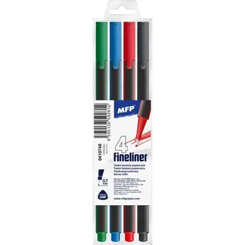 Popisovač FL 4 ks barvy 0,7 trojhranný