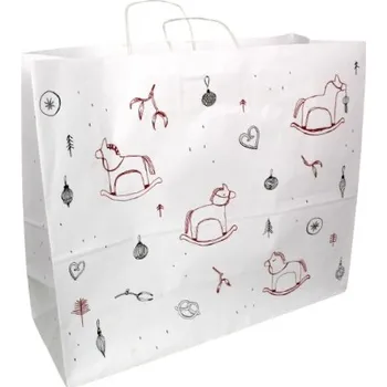 Papírová dárková taška KONIK 50x18x39 cm