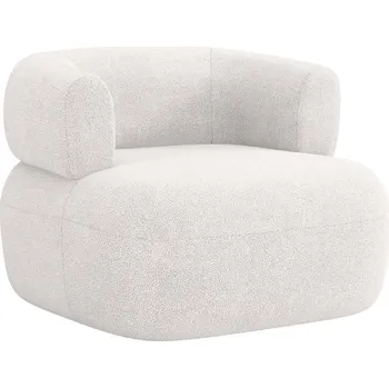 Křeslo Windsor & Co Bílé bouclé křeslo Aldrin