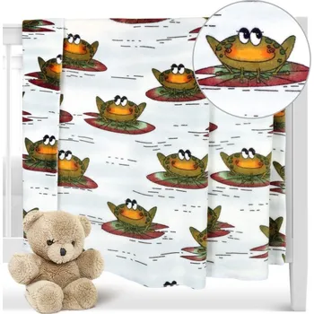 Dětská deka Dětská deka ŽÁBY mikroplyš 100x75cm Český výrobce