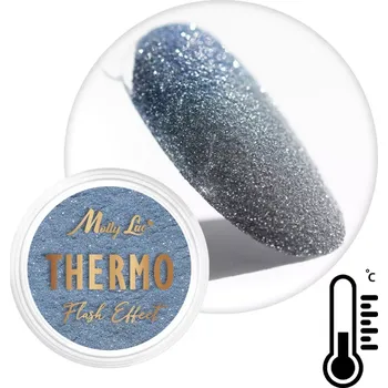 Umělé nehty Efektový nehtový prach - Thermo Flash Effect 06 (efektový pigment, který mění barvu) (Termo třpytky na nehty, no. 6)