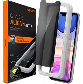 Ochranné sklo Spigen AlignMaster Privacy 1 Pack iPhone 11