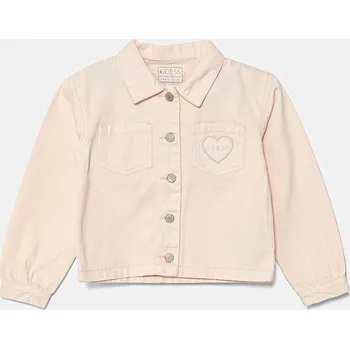 Dětská móda Dětská riflová bunda Guess K5GL01.WH6L0.PPYA béžová 02X, vel. 113-118