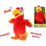 Chodící plyšový papoušek opakující…