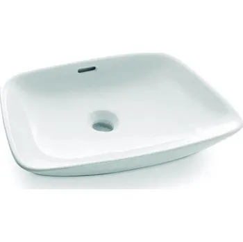 Umyvadlo Bathco 0091 - Umyvadlo na desku ANABEL 50x36 cm porcelán/bílá