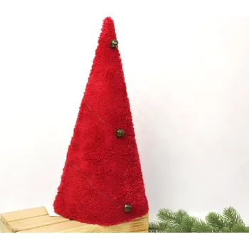 Vánoční dekorace Dekorace CHOINKA 44x15 cm ČERVENÁ