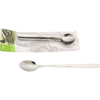 Příbor Hladké příbory TXC lžičky na kávu a dezert 19,5 x 2,7 cm, sada 6 ks (1 ks = 24 g)