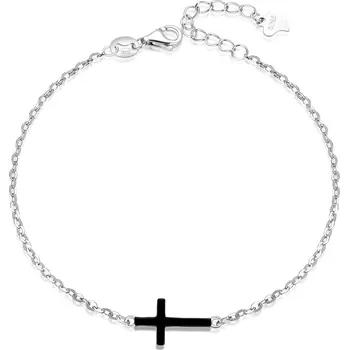 Náramek MOISS stříbrný náramek KŘÍŽ
