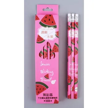 Grafitová tužka Tužky s gumou HB ARBUZY 18,8 cm - sada 12 ks