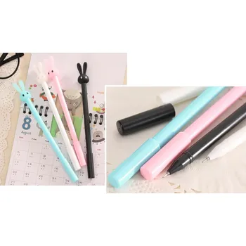 Gelové pero černá náplň - MIX BAREV 19 cm - 1 ks