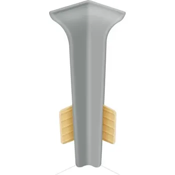 soklová lišta Afirmax Kout k liště středně šedá