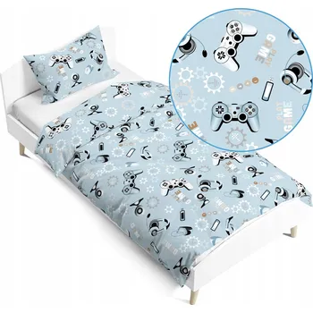 Povlečení Sada povlečení Babymam 140 x 200 cm modrá