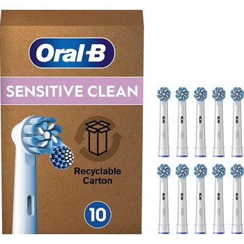 Péče o chrup Náhradní Hlavice pro kartáček Oral-B Sensitive Clean 10 kusů, bílé