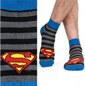 Pánské ponožky Pánské kotníkové Ponožky SOXO s motivem Supermana