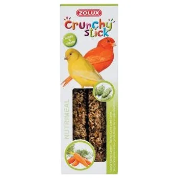 Pro hlodavce Crunchy Stick Canary Zrní/mrkev 2ks Zolux