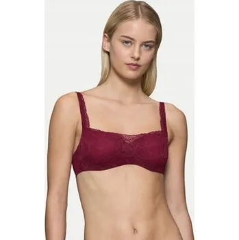 Podprsenka Triumph podprsenka bardotka, balkonetka červená velikost 80E