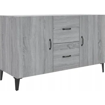 Komoda Komoda, šedý dub sonoma, 100x36x60 cm, materiál