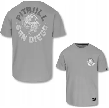 PIT BULL PITBULL Pánské Tričko DOG SD Šedá / XXXL, 3XL