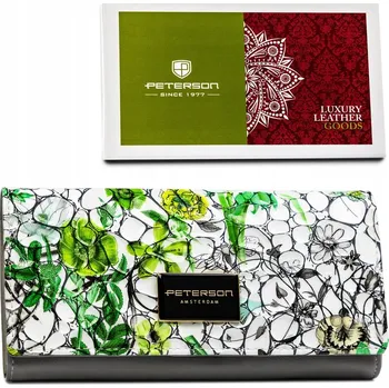 Peněženka Peterson peněženka z pravé kůže, vícebarevná PTN PH27-LFL-7124 GR -