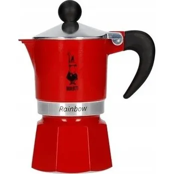 Moka konvice Bialetti moka konvice Rainbow 1tz červená