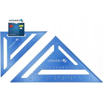 Úhloměr Univerzální tesařský úhelník 300x300 mm Hoegert Technik HT4M214