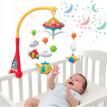 Kolotoč nad postýlku KOLOTOČ NAD POSTÝLKU S HUDBOU A DÁLKOVÝM OVLÁDÁNÍM