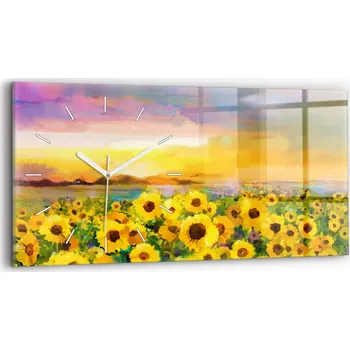 Hodiny Nástěnné hodiny Wallfluent žluté 60 cm