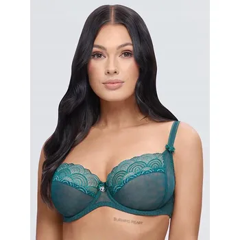 Dámské oblečení Krajková podprsenka nevyztužená soft K41 Melania zelená 95 K DALIA Lingerie