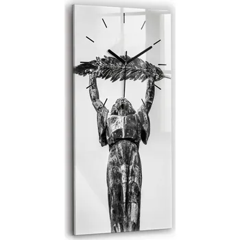 Hodiny Skleněné hodiny s tichým mechanismem - Loft, nástěnné - Socha Svobody v Budapešti