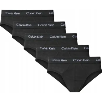 Slipy CALVIN KLEIN COTTON STRETCH NB2876A bavlněné slipy 5 kusů - balení S
