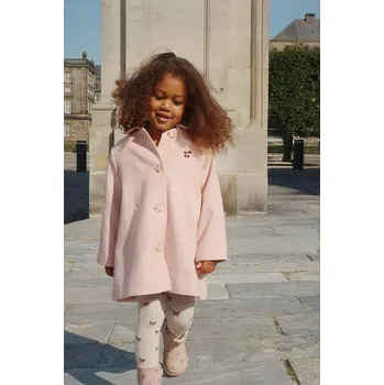 Dětský kabát Konges Sløjd NOVELLA COAT KS103521.9BYA oranžová 24X, vel. 122-128