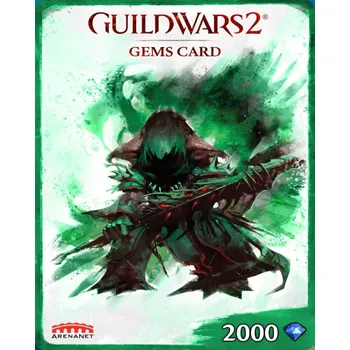 Počítačová hra Guild Wars 2 2000 Gem Card PC – digitální verze