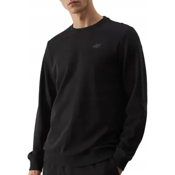 Pánská mikina PÁNSKÁ BAVLNĚNÁ PÁNSKÁ MIKINA 4F BEZ KAPUCE , NA KAŽDODENNÍ NOŠENÍ BAVLNA XL