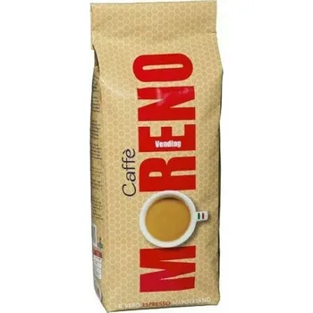 Káva zrnková Moreno 100% robusta 1000 g středně pražená Itálie
