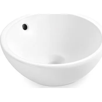 Bathco 4015 - Umyvadlo na desku CASTELLON pr. 35 cm porcelán/bílá