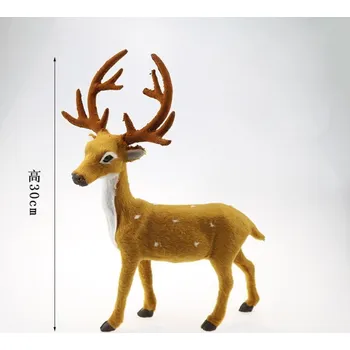 Vánoční dekorace Vánoční figurka RENIFER 30x23 cm