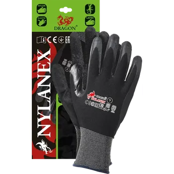 Pracovní rukavice Reis NYLANEX BB rukavice černé 7-11