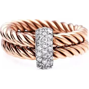 Prsten Prstýnek 6509, růžové zlacení, velikost 54 SRI.6509