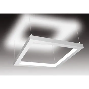 Závěsné svítidlo SEC WEGA-FRAME2-AA LED Varianta: 33 W, eloxovaný AL, 607 x 607 x 50 mm, 4000 K, 5280 lm