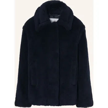 Dámský kabát Max Mara Dámská Teddyfellová Bunda Mxmfuggito S Alpakou,...