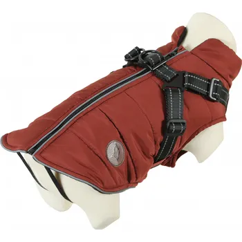 Obleček pro psa Obleček bunda pro psy S POSTROJEM terakota 30cm Zolux