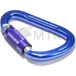 MTR Karabina horolezecká HMS, twist lock trojúhelníková s otočnou automatickou pojistkou 115x72,5mm Dural