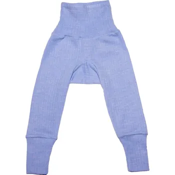 Dětské termo spodky Dětské merino rostoucí legíny s hedvábím, modré Velikost: 74/80