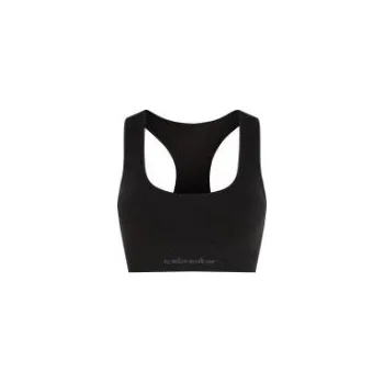 Dámské termo spodní prádlo Icebreaker Wmns 260 ZoneKnit Seamless Bra, Black