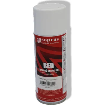 Příslušenství ke svářečce SOPRAS RED - červený penetrant 400ml