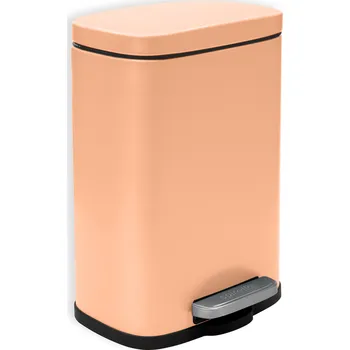 Odpadkový koš Spirella pedálový odpadkový koš AKIRA, matně broskvový, 5 L
