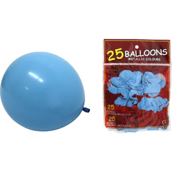Latexové balónky 12 palců MODRÉ sada 25 ks cca 30 cm 70 g
