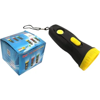 Svítilna Baterieová svítilna 11x4,5 cm MIX KOLOR GY-1718B