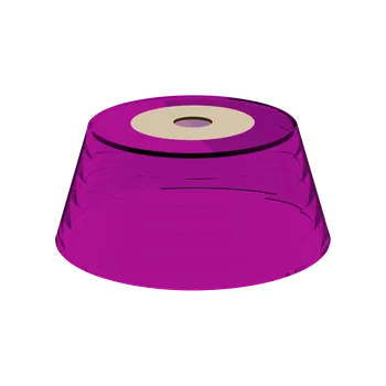 Stojací lampa CENTURY OPERA stínítko fialové