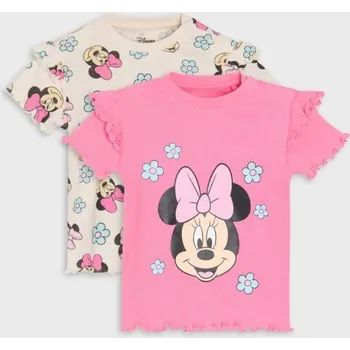 Dívčí oblečení Sinsay - Sada 2&nbsp;triček Minnie Mouse - fialová - 491EJ-40X - 491EJ-40X-98